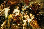 Peter Paul Rubens Allegory on the Blessings of Peace Spain oil painting artist